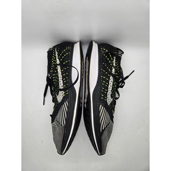 Nike Flyknit Racer Shoes Mens 5.5 Black White Volt Running Athletic Gym Sneakers main image 6
